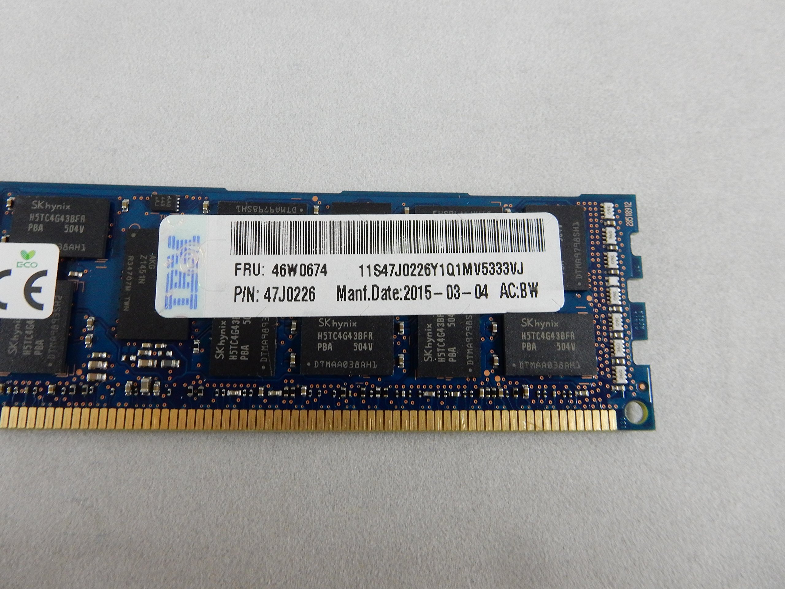 IBM 46W0674 16GB (1X16GB) PC3L-12800 2Rx4 1600MHZ MEMORY RAM